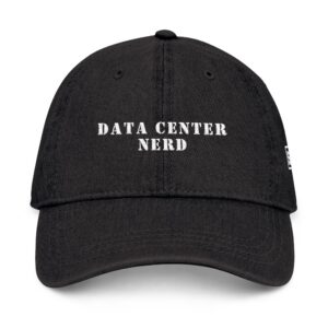 Data Center Nerd Denim Hat | Perfect Gift for Tech Lovers, Computer Enthusiasts, and Casual Wear | Embroidered Cap